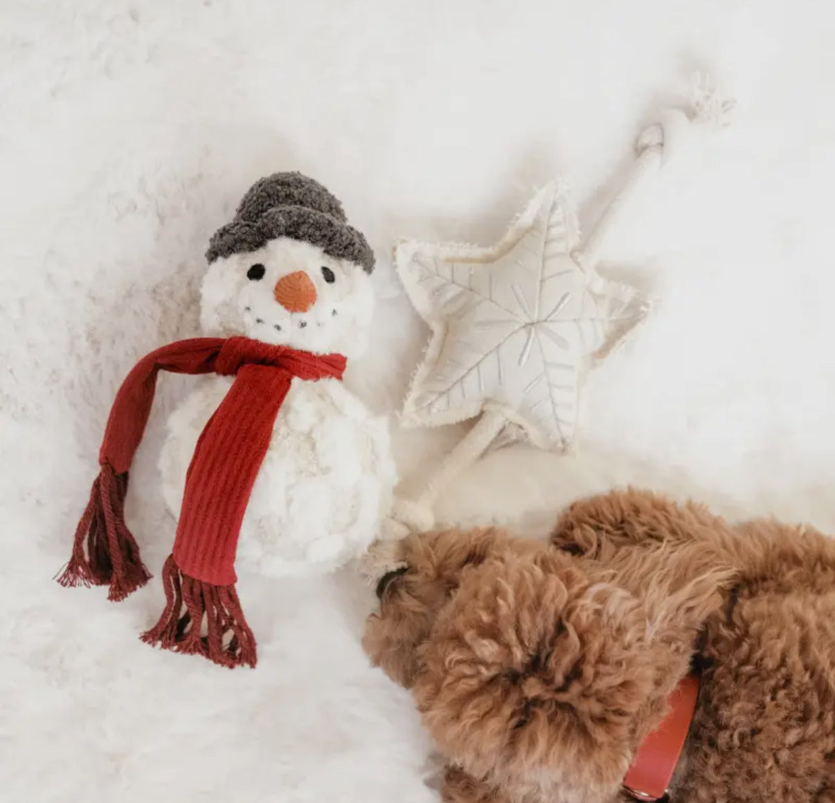 Snowman Holiday Enrichment Dog Toy