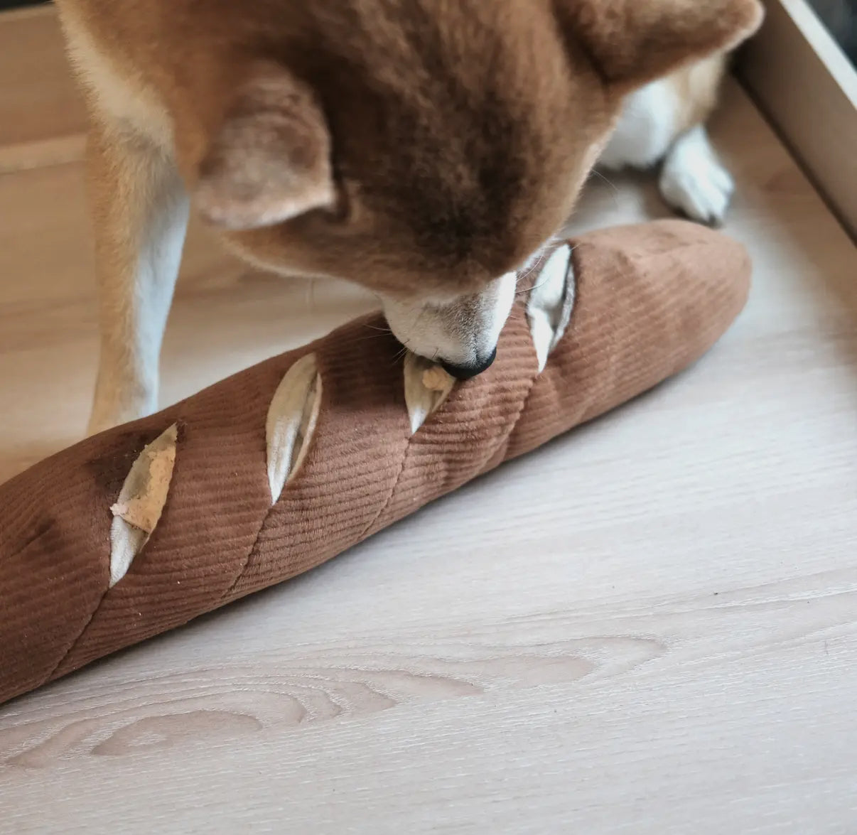 Baguette Enrichment Dog Toy