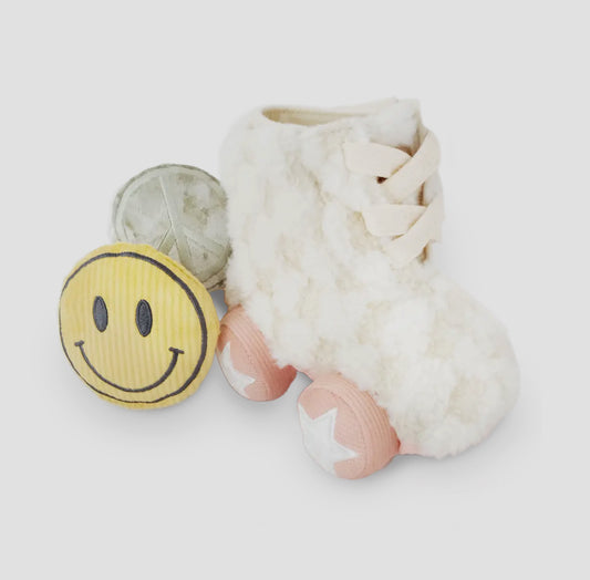 Roller Skate Enrichment Dog Toy